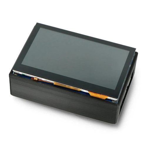 Capacitive touch screen LCD 4.3'' 800x480px DSI with a protective housing - for Raspberry Pi - Waveshare 18645 WSR-18533 5904422371326