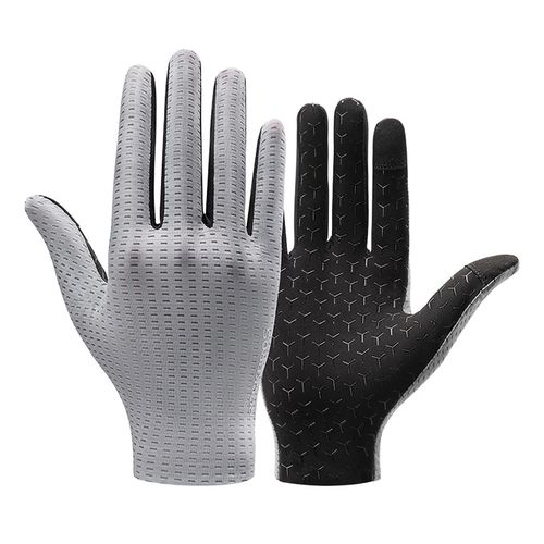 Rockbros Breathable Full Finger Cycling Gloves, Size: L - Gray, Rockbros 8386824304466 8386824304466