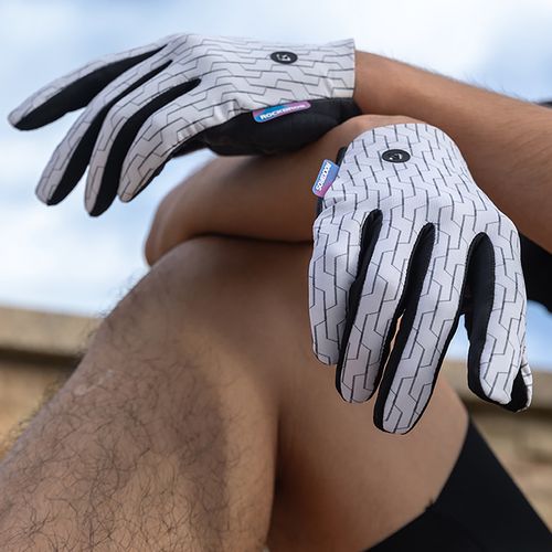 Rockbros sports gloves full spring-summer size XL - white and black, Rockbros 8386824304923 8386824304923