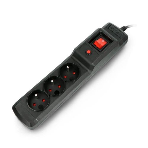 Power strip with protection Armac Multi M3 black - 3 sockets - 5 m AAC-18585 5904722193192