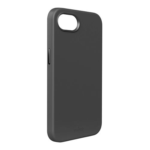 Puro Liquid Silicon Cover "ICON MAG PRO" with Magsafe, metal buttons and camera ring for iPhone 16E, black, Puro PUIPCSE25ICONMPBLK PUIPCSE25ICONMPBLK