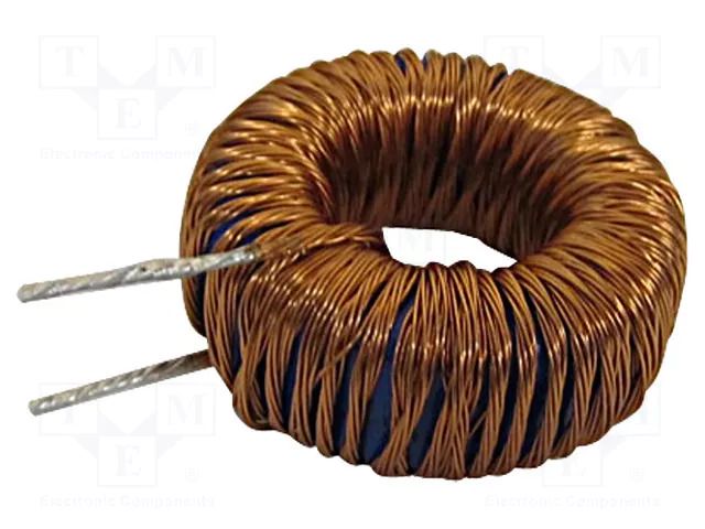 Inductor: wire; THT; 330uH; 8A; 57.4mΩ; Inductor: toroidal; Ø: 45mm FERYSTER DTMSS-40/0.33/8V