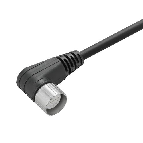 Sensor-actuator Cable (assembled), One end without connector, M23, Number of poles: 19, Cable length: 5 m, Socket, angled Weidmuller 1818140500 04032248473915