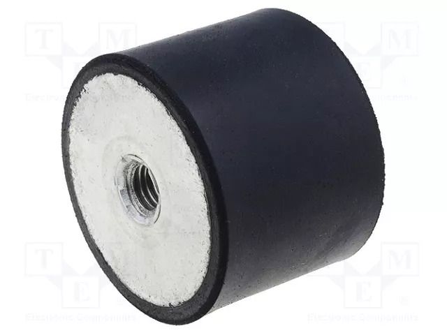 Vibroisolation foot; Ø: 40mm; H: 30mm; Shore hardness: 55±5; 1600N ELESA+GANTER DVA5-40-30-M8-55