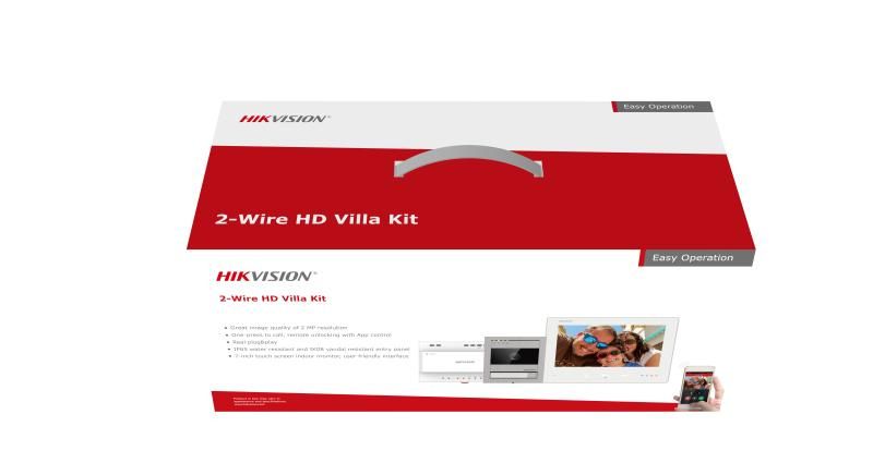  Hikvision Analog 2-Wire Intercom Kit DS-KIS704EY PSMDSKIS704EY