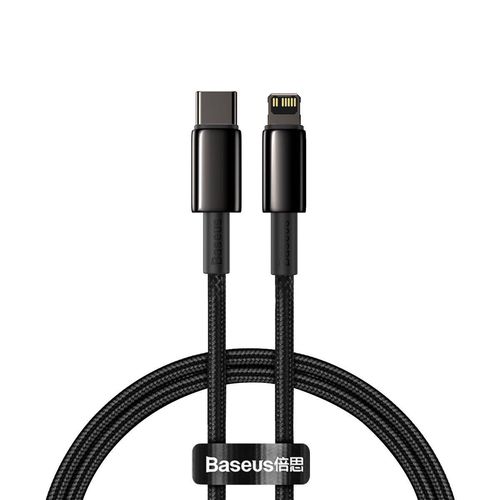 Baseus Tungsten Gold Cable Type-C to iP PD 20W 1m (black), Baseus CATLWJ-01