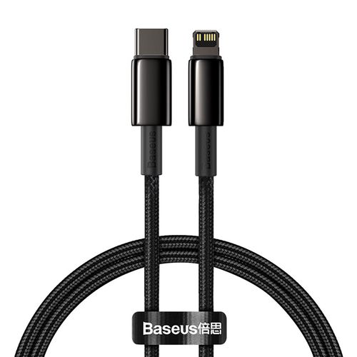 Baseus Tungsten Gold Cable Type-C to iP PD 20W 1m (black), Baseus CATLWJ-01