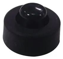 FEET, ROUND, TPE, SCREW, BLACK, PK40 FF-001B