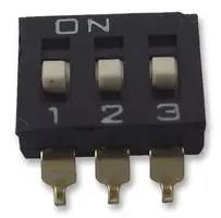 SWITCH, DIP, RAISED ACTUATOR, 3 WAY A6S3104H