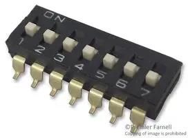 SWITCH, DIP, RAISED ACTUATOR, 7 WAY A6S7104H