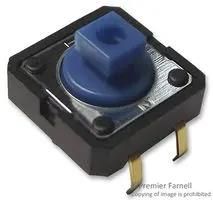 SWITCH, FLAT, 12X12X7.3, 130GF B3F5051