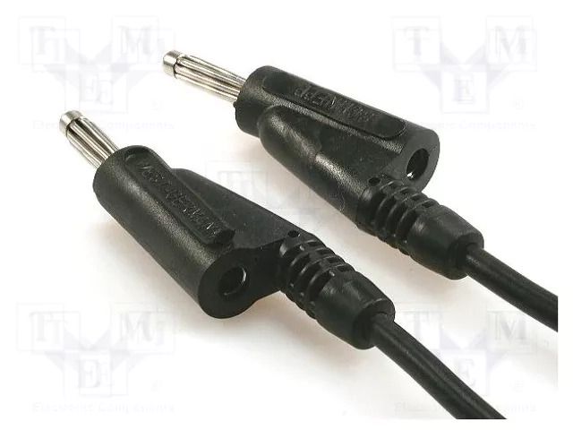 Test lead; 60VDC; 20A; banana plug 4mm,both sides; Len: 1.5m AXIOMET PP151-B