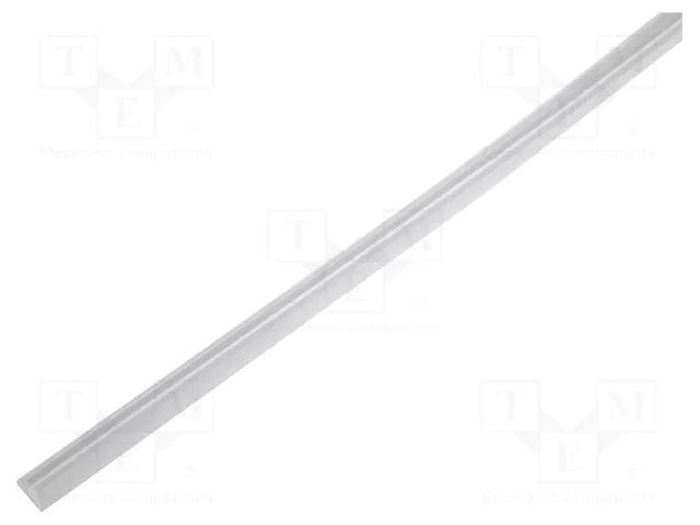 Hole and edge shield; polyetylene; L: 10m; natural; C: 3.6mm; B: 1mm KSS WIRING ED-010