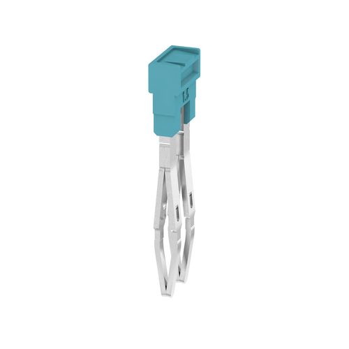 Cross-connector (terminal), Plugged, Number of poles: 2, Pitch in mm: 3.50, Insulated: Yes, 17.5 A, blue Weidmuller 1985530000 04050118370423