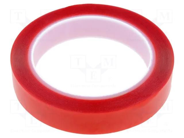 Tape: fixing; W: 19mm; L: 5m; Thk: 0.5mm; double-sided; acrylic AFTC AFTC-5305-19MM-5M