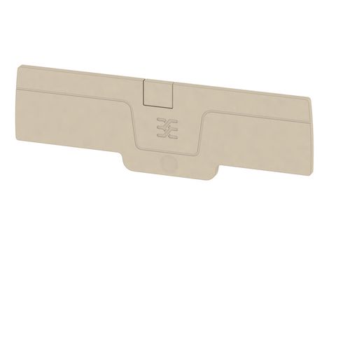 End plate (terminals), 94.25 mm x 2.1 mm, dark beige Weidmuller 1989980000 04050118374490