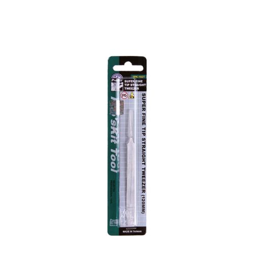 Super Fine Tip Straight Tweezer (120mm) 1PK-102T Pro'sKit 1PK-102T 4710810383090