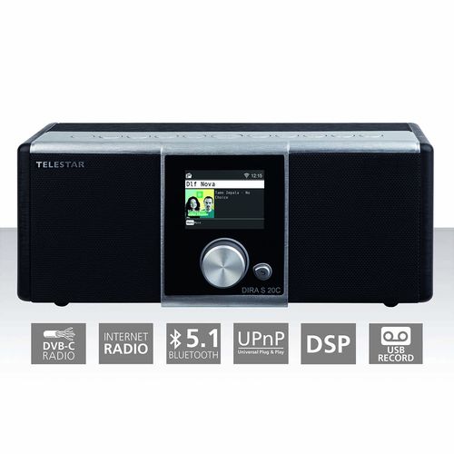 Telestar DIRA S 20 C Cable (DVB-C) and Internet stereo Radio 20-200-02 4024035220024