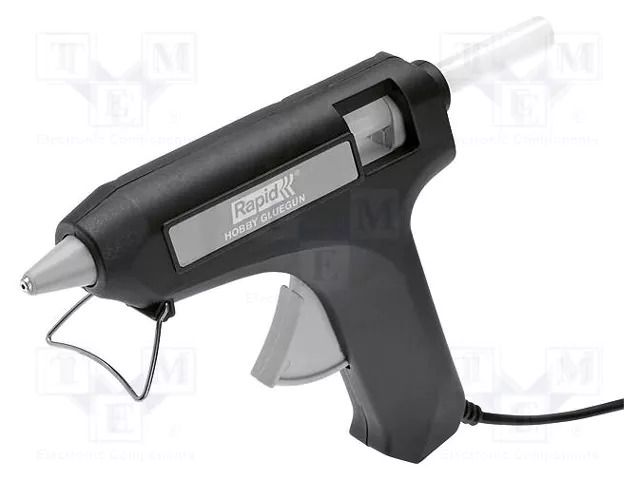 Hot melt glue gun; Ø: 12mm; Power (warm up phase): 72W; 230VAC RAPID RAP-HOBBYGUN