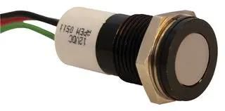 INDIC FLUSH BLACK TRI COL 24VDC,IP67 Q14F3BZZRYG24E