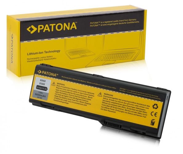 Battery f. Dell Inspiron 6000 9300 9200 E1705 XPS Gen2 U48, PATONA 2014 4260218596740