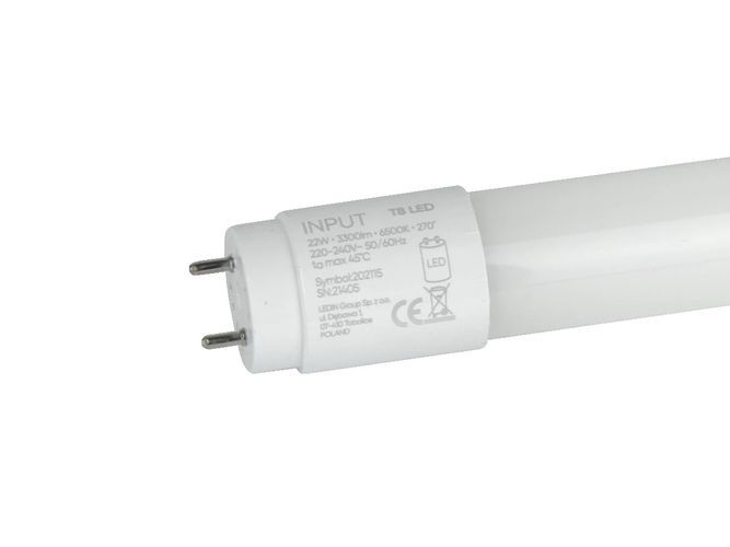 LED tube T8 G13 6500K 22W 3300lm 230V 270° 150cm Glass PRIME 202115-II 5905378216983