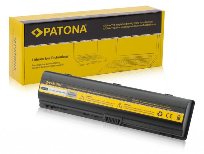 Laptop Battery HP DV2000 DV6000 DV6100 V3000 V6000 4400mAh, PATONA 2027 4260270440395