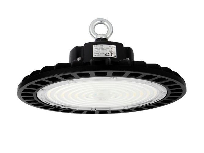 Highbay luminaire PHANTOM 4000K 150W 28500lm 90° IP65 black PRIME 1-10V 203181 5905378203181