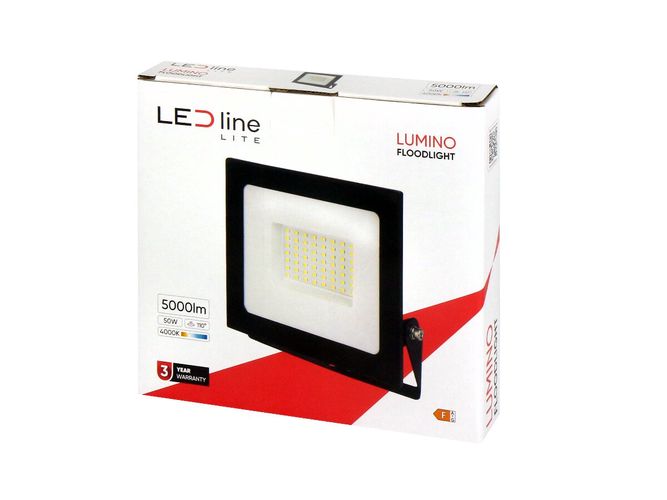 LED line LITE prožektor LUMINO 50W 4000K 5000lm, IP65 203310 5905378203310