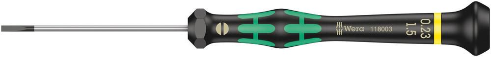 2035 Screwdriver for slotted screws for electronic applications, 0.23x1.5x60, Wera 05118003001