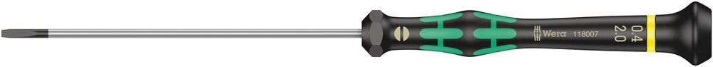 2035 Screwdriver for slotted screws for electronic applications, 0.50x3.0x50, Wera 05117995001