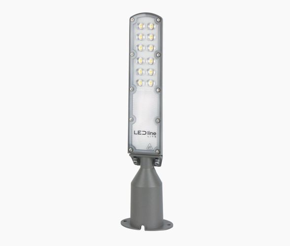 Tänavavalgusti LED 230V 30W 3 000lm, 140° x 70° 4000K, hall, FLAMINGO, IP65, IK08 203785 5905378203785