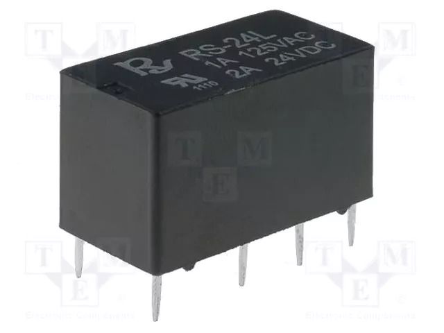 Relay: electromagnetic; DPDT; Ucoil: 48VDC; Icontacts max: 2A; RS Recoy/RAYEX ELECTRONICS RS-48-L