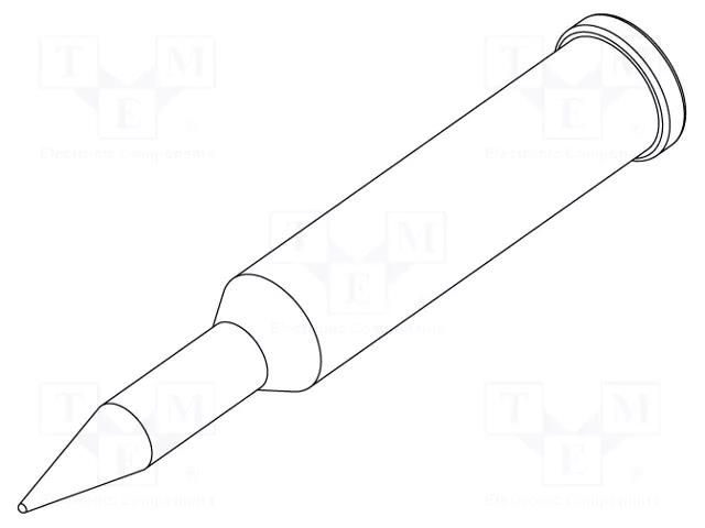 Tip; conical,elongated; 0.4mm ERSA ERSA-0102PDLF04L