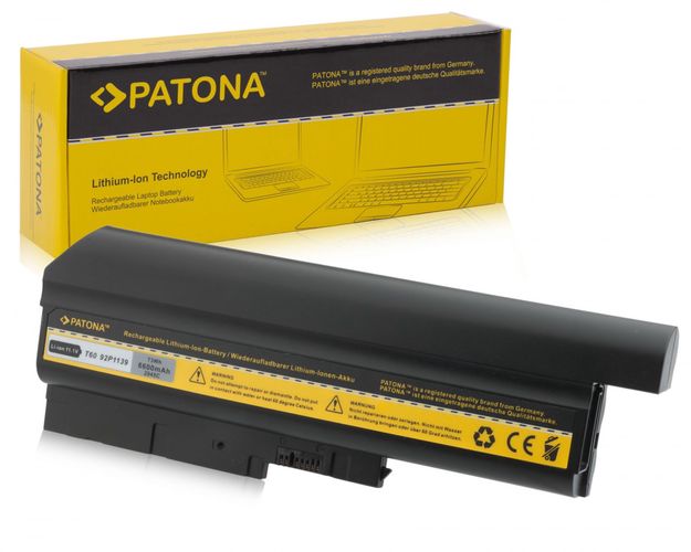 Battery for IBM Lenovo ThinkPad T60 T61 R60 40Y6797 *6,6Ah, PATONA 2045 4260218597143