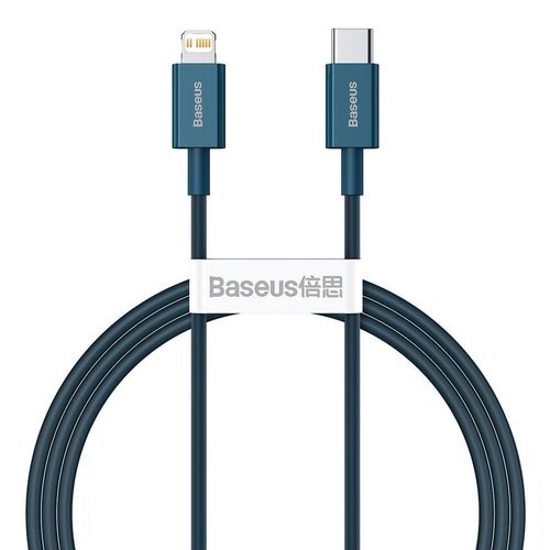 Baseus Superior Series Cable USB-C to iP, 20W, PD, 1m (blue), Baseus CATLYS-A03