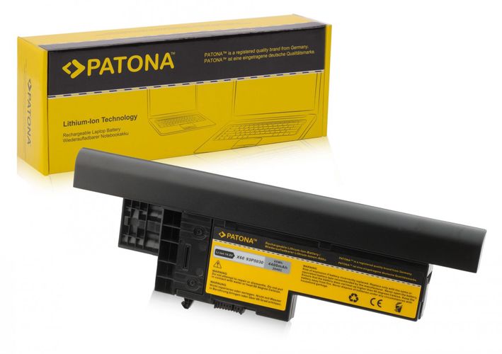 Battery IBM ThinkPad X60 1708 1709 2509 *4400mAh*, PATONA 2049 4260218595378