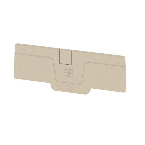 End plate (terminals), 85.8 mm x 2.1 mm, dark beige Weidmuller 2051900000 04050118412017