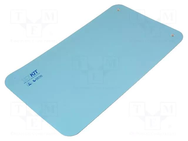 Mat: bench; ESD; blue; L: 1.2m; Width: 0.6m; Thick: 2mm; 440°C ELME ESDMAT-60X120BL