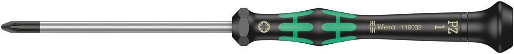 2055 PZ Screwdriver for Pozidriv screws for electronic applications, PZ 1x80, Wera 05118032001