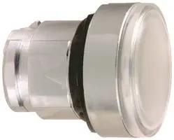 PB HEAD FLUSH TRANSPARENT CAP WHITE ZB4BA18