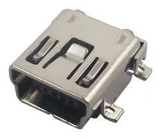 USB CONN, 2.0 MINI TYPE B, R/A RCPT, 5P 1734035-2