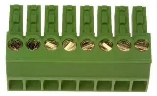 TERMINAL BLOCK, PLUGGABLE, 8POS, 14AWG 284506-8