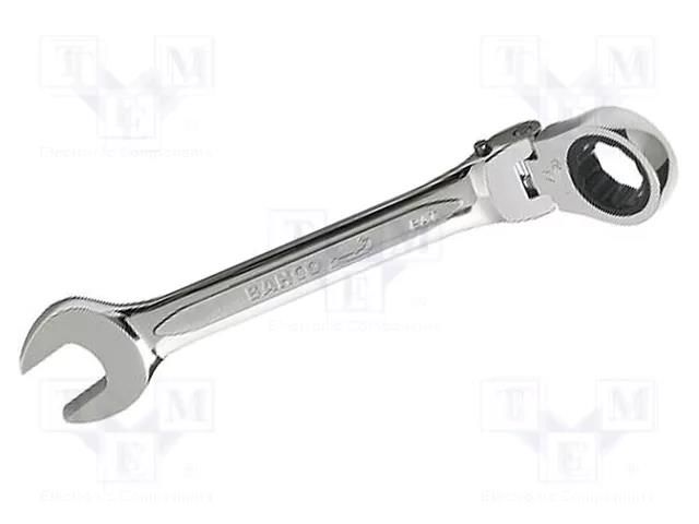 Wrench; combination spanner,with ratchet,with joint; 8mm BAHCO SA.41RM-8