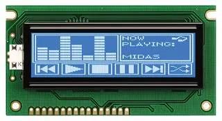 LCD, 144X32 NEG STN, W B/L, CHINESE MC144032C6WC-BNMLW