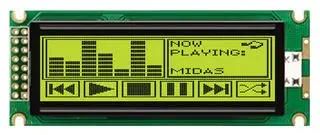 LCD, 144X32, STN, Y/GN B/L, CHINESE MC144032D6WC-SPTLY