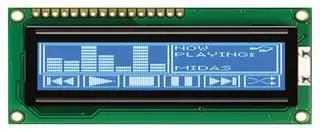 LCD, 144X32 NEG STN, W B/L, CHINESE MC144032B6WCB-BNMLW