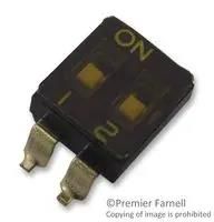 SWITCH, DIP, 2.54MM, SMD, 2 WAY 418121160802