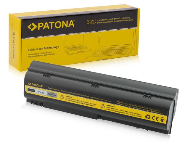 Battery HP Compaq DV1000 M2000 M2400 C300 67759-001, PATONA 2073 4260218596443