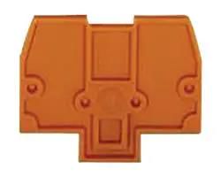 END PLATE, 2MM, ORANGE 870-924